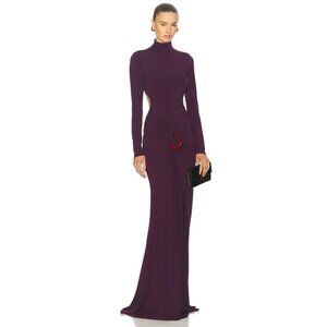 NWT SILVIA TCHERASSI Lena Dress in Burgundy